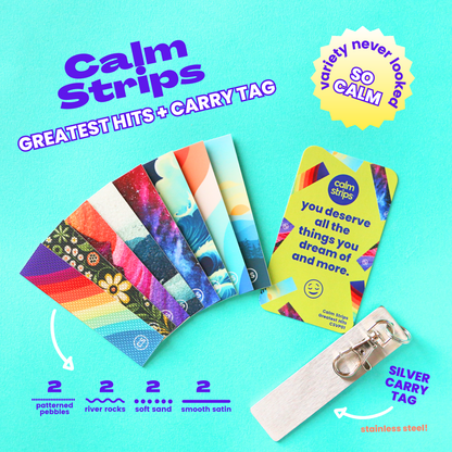 CALM STRIPS GREATEST HITS + CARRY TAG
